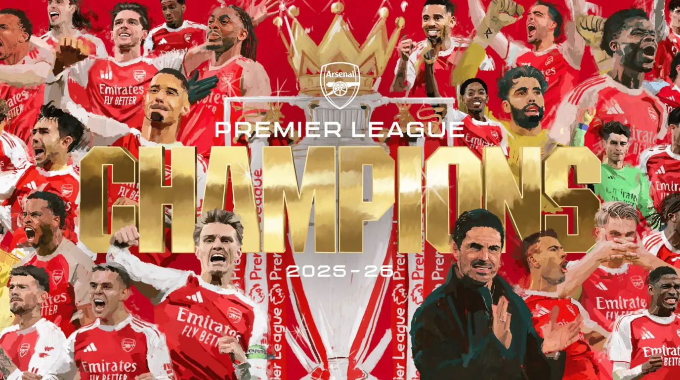 Gunners Conquistam a Premier League: O Fim de Duas Décadas de Espera